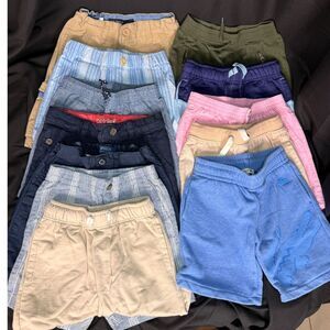 Boys 5-6T Shorts Lot 12pc Lacoste Polo Tommy